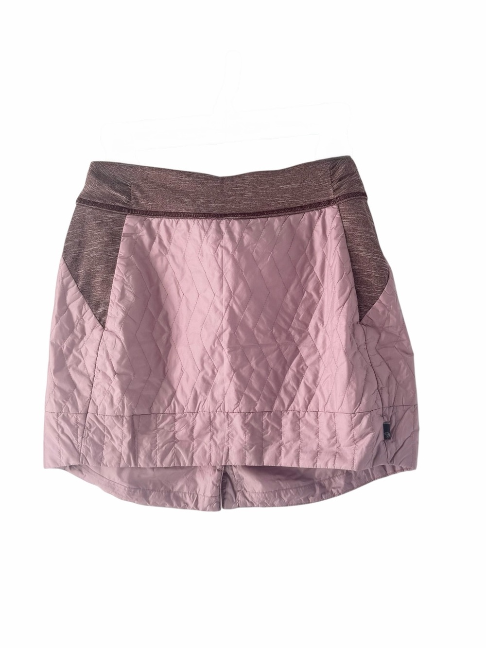 Mountain Hardware Trekkin Quilted Chevron Print Mini Sporty Casual Skirt Size M